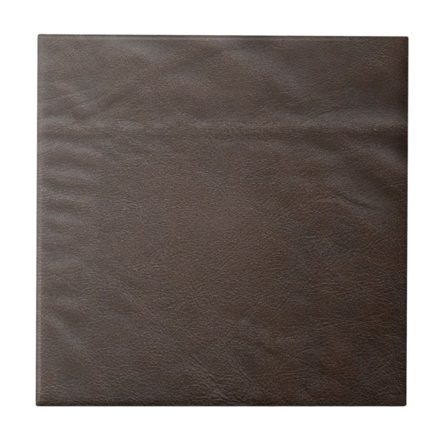 Fake Leather Design Ceramic Tile (Front)