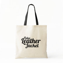 Fake Leather Jacket - Tote Bag
