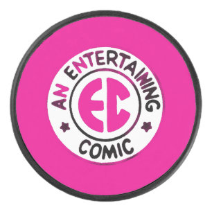 Fake Logo Hockey Puck