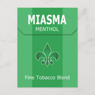 Fake Miasma Brand Postcard
