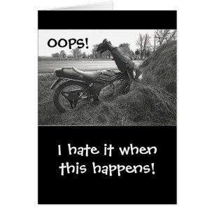 (FAKE)MOTORBIKE CRASH INTO HAY BALE /HUMOR