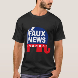 Fake News - Faux News Anti Trump  T-Shirt