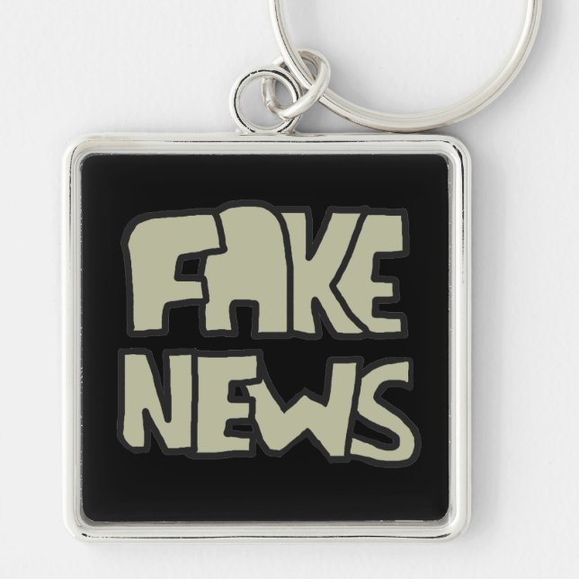 Fake News Key Ring (Front)