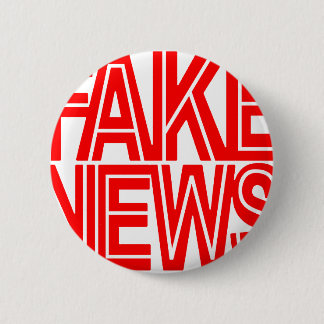 FAKE NEWS LOGO 6 CM ROUND BADGE