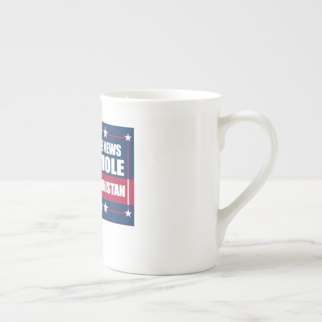 Fake News Memoryhole The Fall of Afghanistan Bone China Mug (Right)