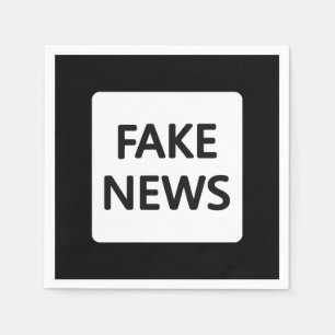 FAKE NEWS PAPER NAPKIN