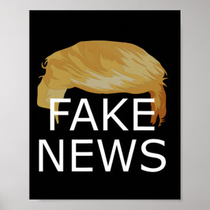 Fake News Resist Anti-trump Political Resistance  Poster