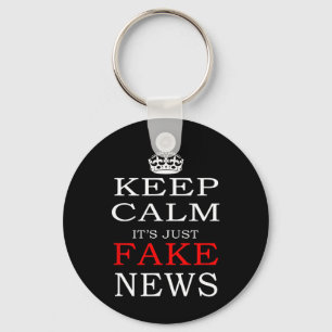Fake News Trump Political Fnn Funny T Shirt Key Ring