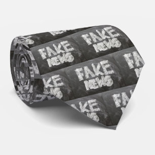 Fake News USA Politics Necktie