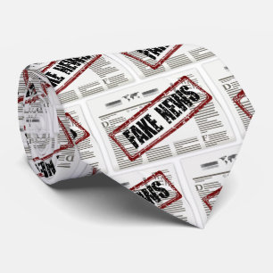 Fake News USA Politics Necktie
