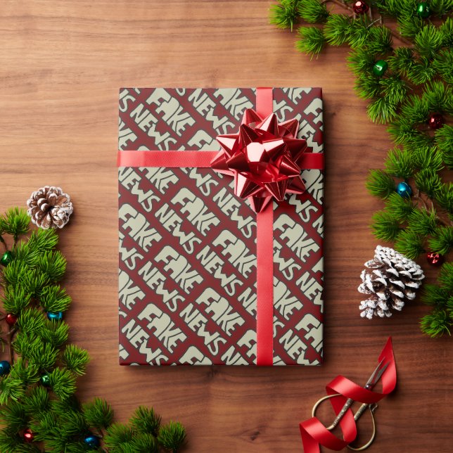 Fake News Wrapping Paper (Holiday Gift)