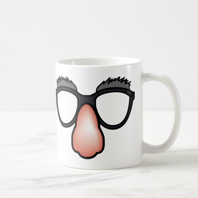 Fake Nose And Glasses Funny Mug (Right)