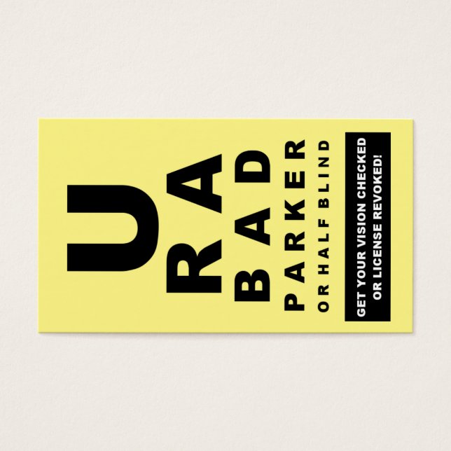 Fake Parking Ticket Funny Violation (Front)