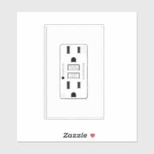 Fake Power Outlet Plate Gag