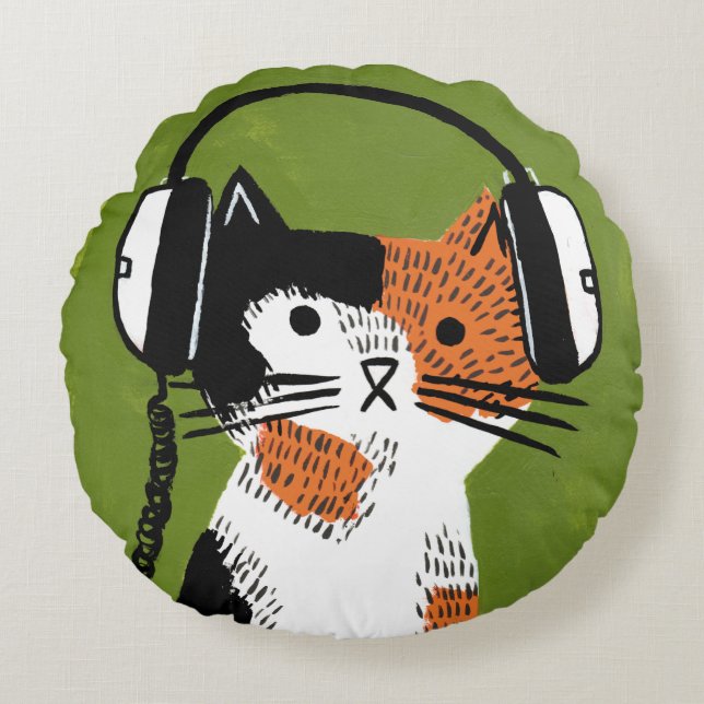 Fake Ralph Round Pillow (Front)