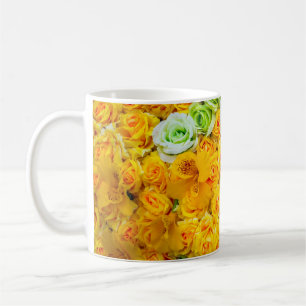 Fake rosesbackground, beautiful, blossom, bouquet, coffee mug
