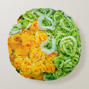 Fake rosesbackground, beautiful, blossom, bouquet, round cushion