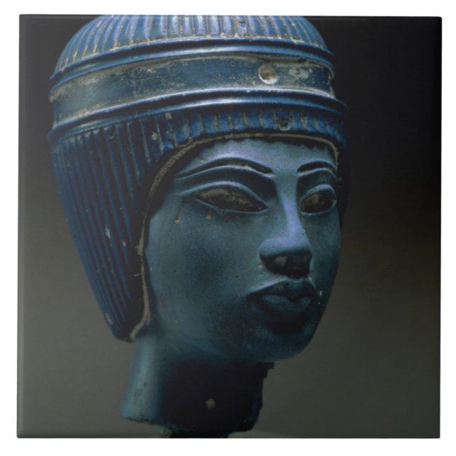 Fake royal head, originally thought to be Tutankha Tile (Front)