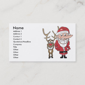 Fake Santa Business Card