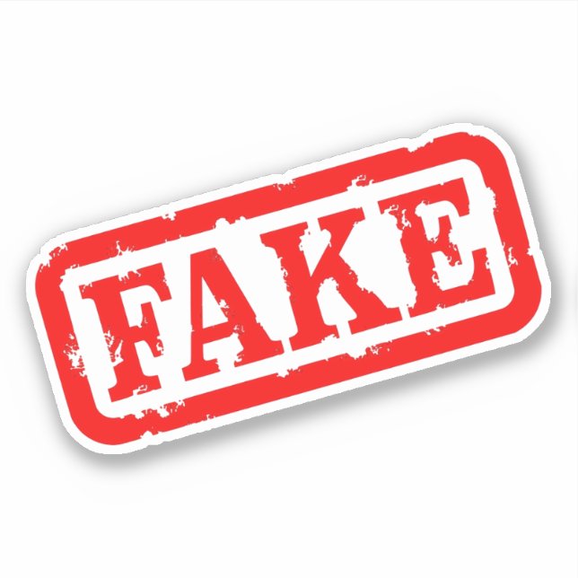 Fake Stamp Sticker: Make Your Mark with Style (Front)