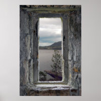 Fake Stone Window with View of Loch