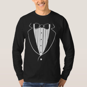 Fake Tuxedo White Halloween Costume T-Shirt