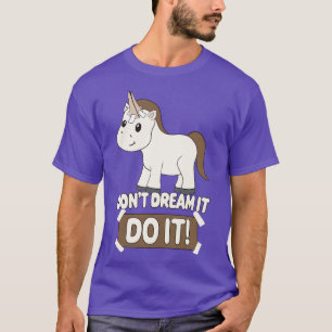 Fake Unicorn Pony Funny Motivation T-Shirt