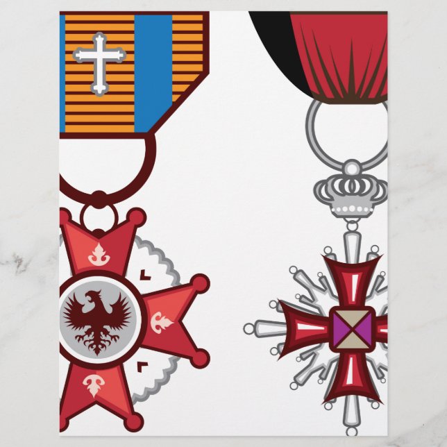 Fake vector Military Medals / orders (Front)