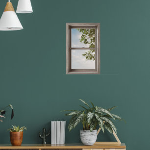 Fake Window with Scenery Poster