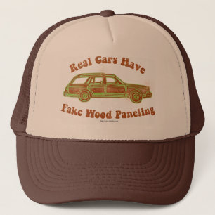 Fake Wood Panelling Trucker Hat