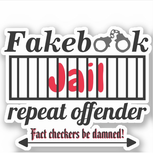 Fakebook Jail Repeat Offender Novelty Parody (Front)