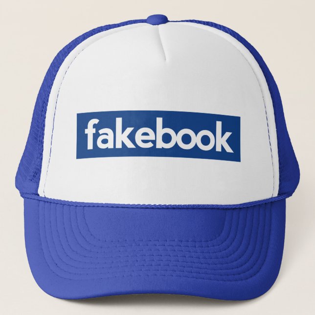 fakebook trucker hat (Front)