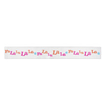 Falala 3" Wide Grosgrain Ribbon (2 yds) - White