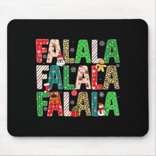 Falala Christmas Merry And Bright Christmas Ginger Mouse Pad