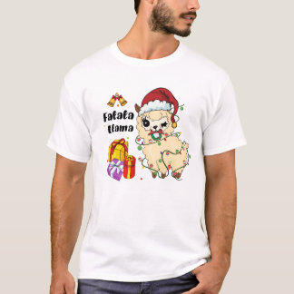 Falala Llama Funny Christmas T-Shirt