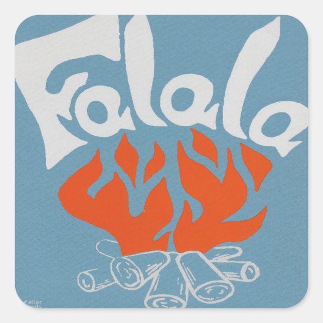 FaLaLa Square Sticker (Front)