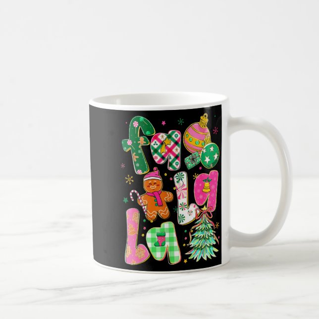 Falala Sublimation Gingerbread Preppy Christmas Co Coffee Mug (Right)