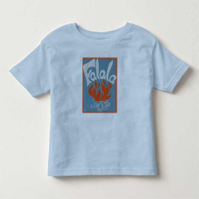 FaLaLa Vintage Block Print Toddler T-Shirt (Front)