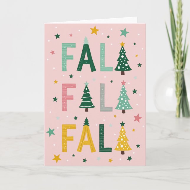Falala Xmas Tree Card (Front)
