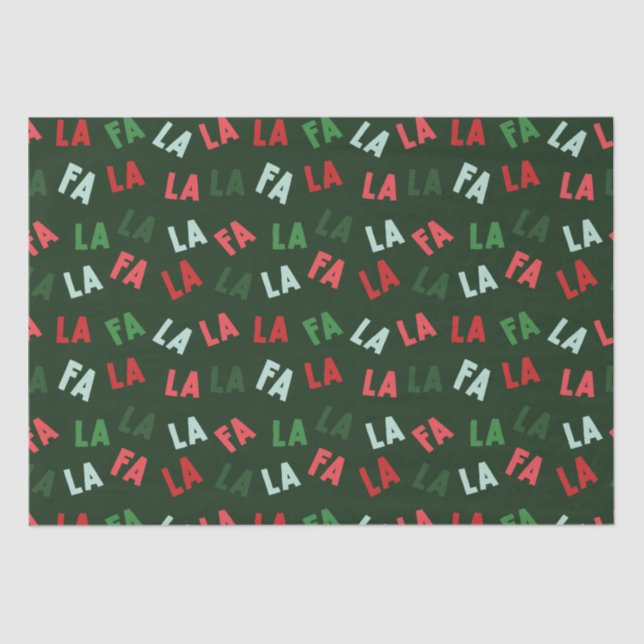 FaLaLaLa Christmas Tissue Paper (Front)