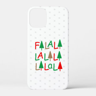 FaLaLaLaLaLaLaLaLa Christmas trees Snowflakes iPhone 12 Mini Case