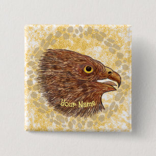 Falcon 15 cm square badge