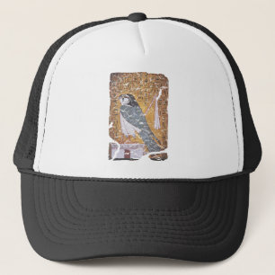 Falcon blk trucker hat