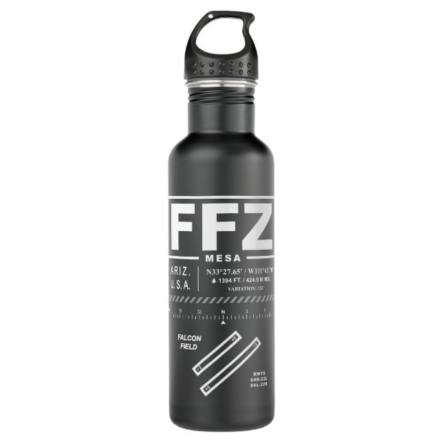 Falcon Field Airport FFZ 710 Ml Water Bottle (Front)