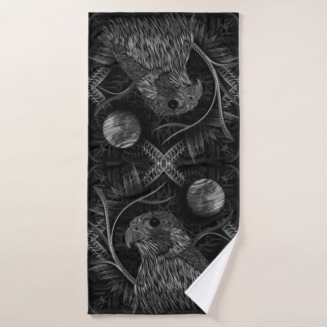 Falcon Full Moon Bath Towel Set (Bath Towel)