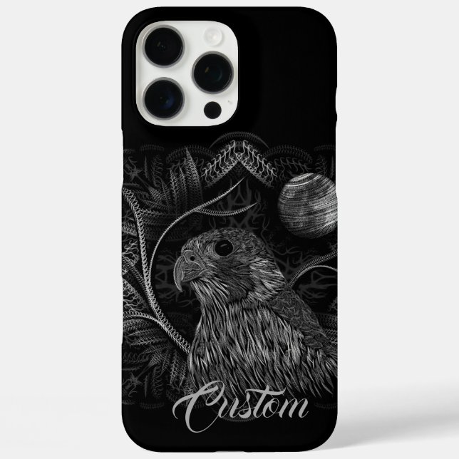 Falcon Full Moon Case-Mate iPhone Case (Back)