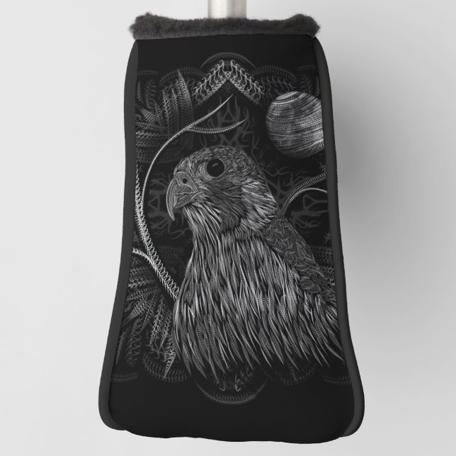 Falcon Full Moon Golf Head Cover (Rotate 90)