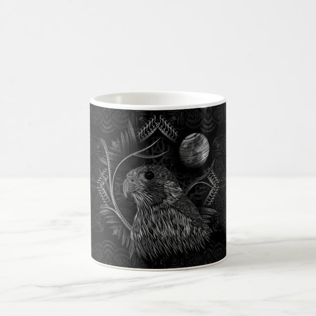 Falcon Full Moon Monogram Coffee Mug (Center)
