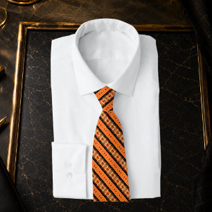 FALCON – Orange & Black Power Tie