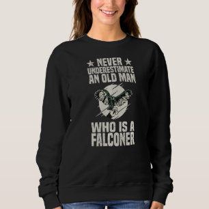 Falcon Whisperer Falconry Falconer Pickling hunt B Sweatshirt